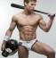 A low number of reps will grow muscle, and a high number of reps will improve strength. This picture, on the other hand, may improve pelvic blood flow. :-)
