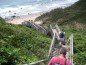 Looking down at Block Island's Corn Cove.