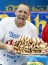 In 2011, Joey Chestnut won the annual Nathan's Hot Dog Eating contest by eating some 62 hot dogs in 10 minutes.